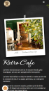 Retro Café website mobile photo